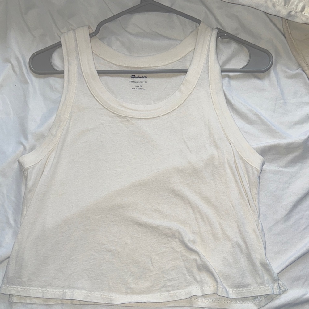 Madewell White Tank Top